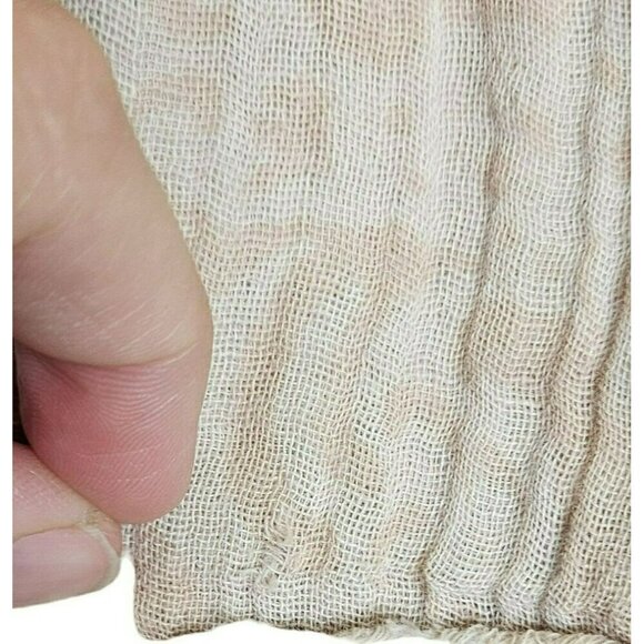 Free People Women's Right Back Dolman Boho Striped Knit Top Sz M Pink & Beige - Picture 7 of 12